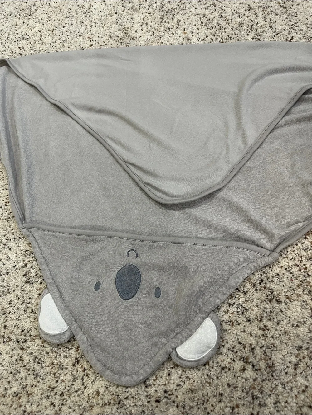 Light Gray Cozy Bathing Blanket